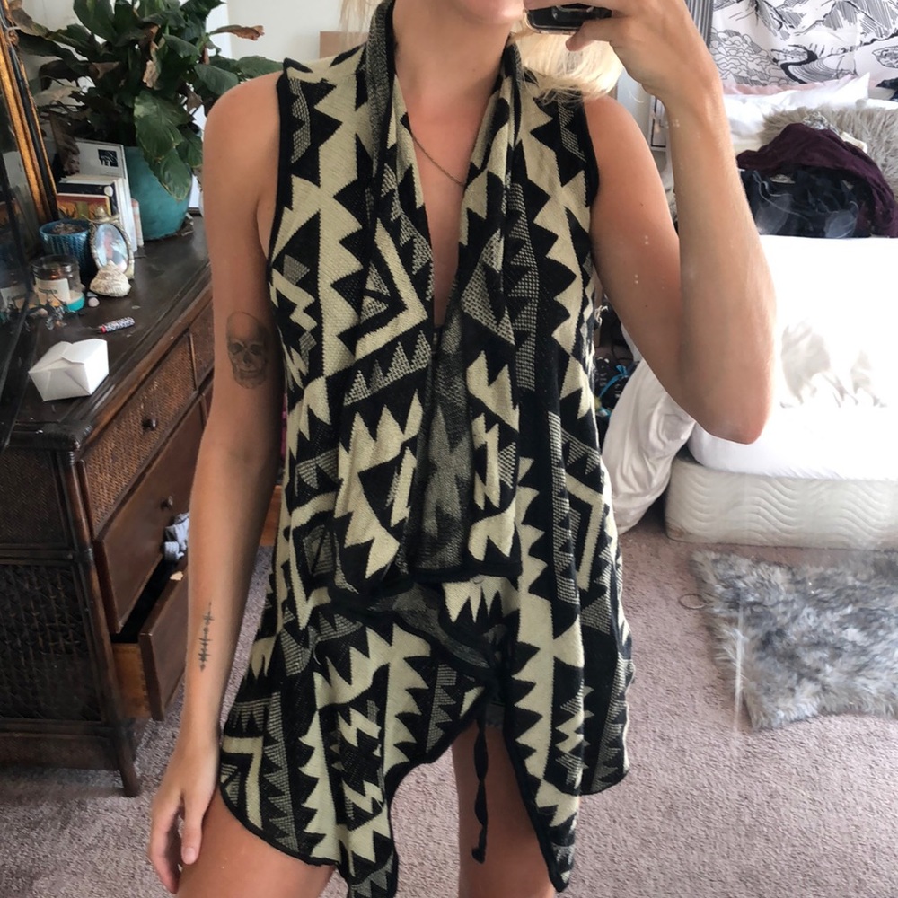 Long tribal tank top shall